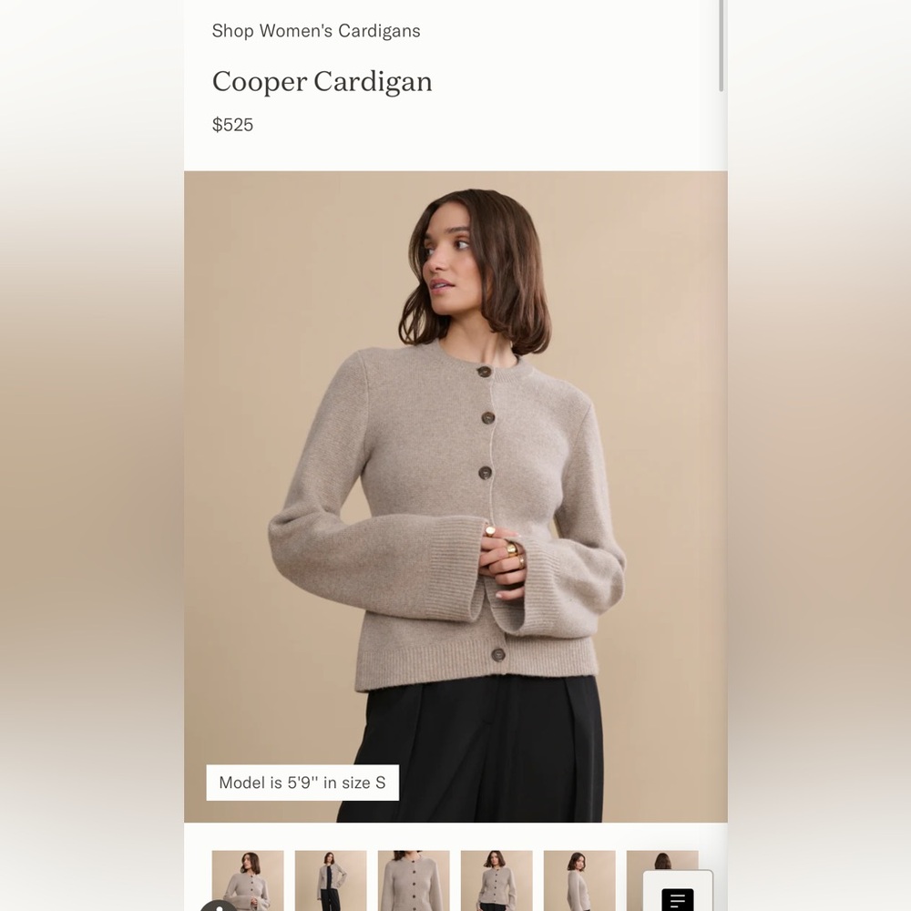 Jenni kayne cooper cardigan size small